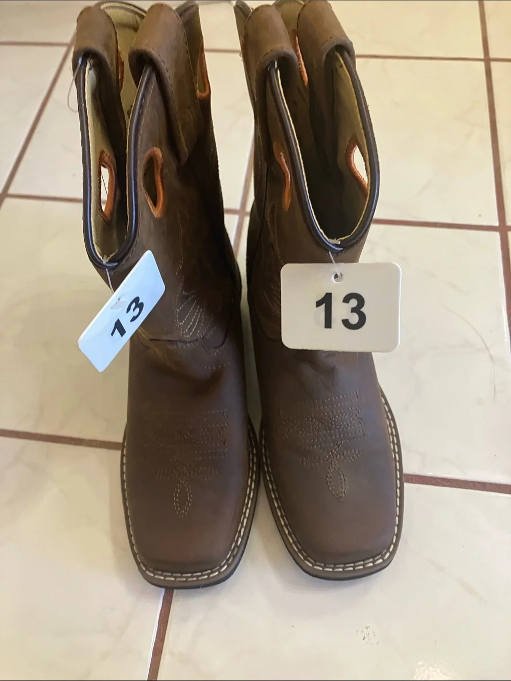 NWY-Unisex MASTERSON Boot Company Cowboy Boots Kids Size:13